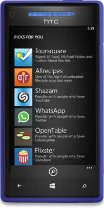 Get personalized app recommendations